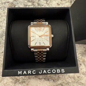 Marc Jacobs Two-Tone Square Watch